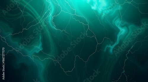 Cracked Ice Texture: Teal and Turquoise Frozen Surface Abstract Background