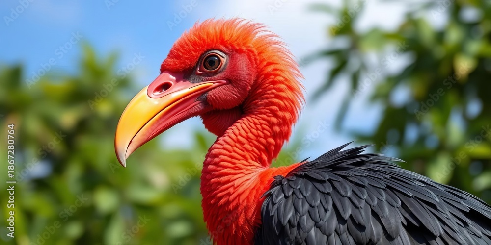 Fototapeta premium Majestic dodo bird, a flightless symbol of Mauritius, now extinct, Indian Ocean, natural history