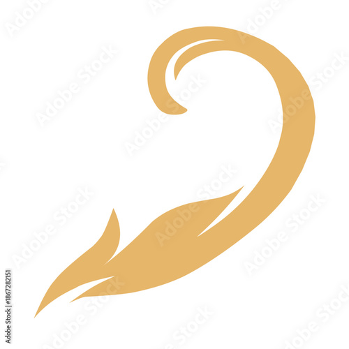 Golden Flourishes calligraphic vector