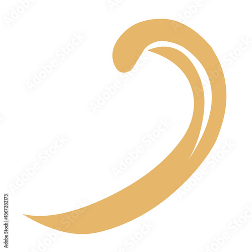 Golden Flourishes calligraphic vector