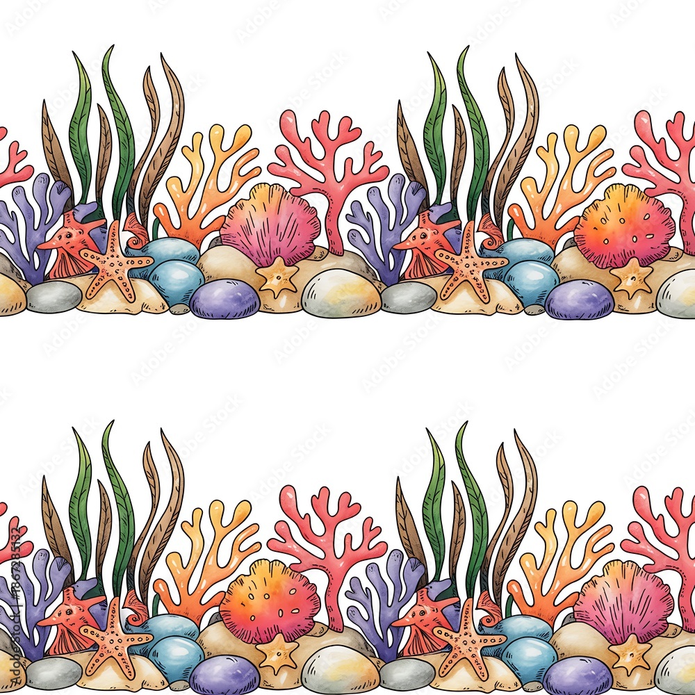 seamless pattern with vegetables