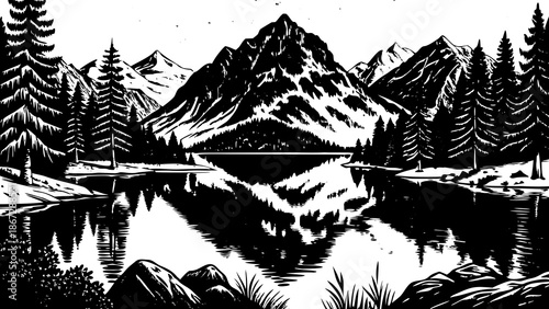 Very beautiful view of Hintersee Lake in the Bavarian Alps, Germany, near the Austrian border, featuring crystal water, forest reflections, and peaceful alpine scenery in Europe’s heart.