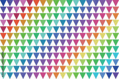Vibrant multicolored triangular pennant banner illustration for festive decorations and celebrations with party decorations and colorful illustration