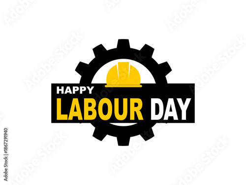Labour Day Concept Stock Illustration – Workers Solidarity, Industry, and Hard Work Celebration