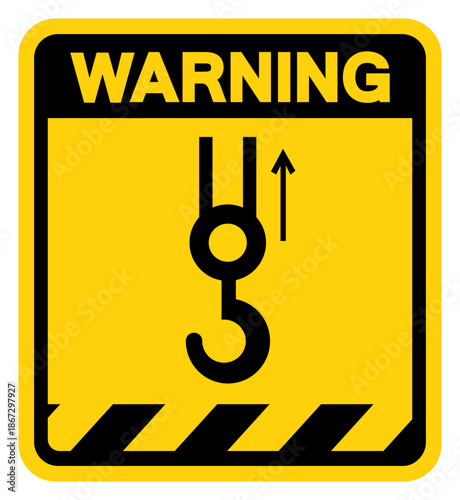 No Lift Point Warning Sign, Vector Illustration, Isolate On White Background Label. EPS10