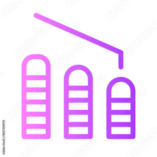 dollar gradient icon