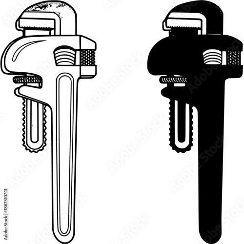 vector illustration of a tap