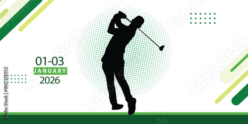 Golf club competition tournament background Victor