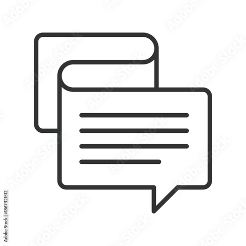 Storytelling concept, icon in line design. storytelling, communication, content, idea, message, creativity, narrative on white background vector. storytelling editable stroke icon