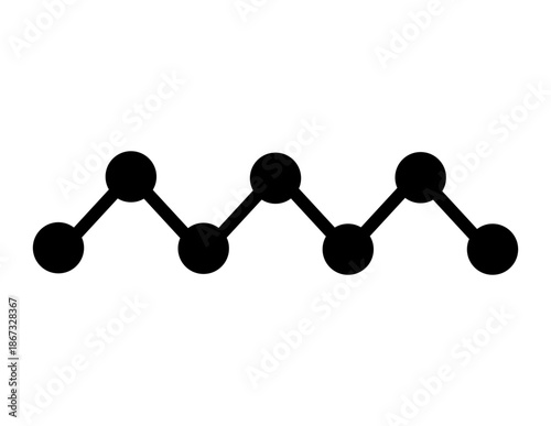 3D abstract molecular structure model on white background featuring chemical atoms of carbon hydrogen and oxygen for science pharmaceutical medicine and chemistry research