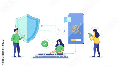 Secure Digital Identity Verification with Biometric Authentication Technology