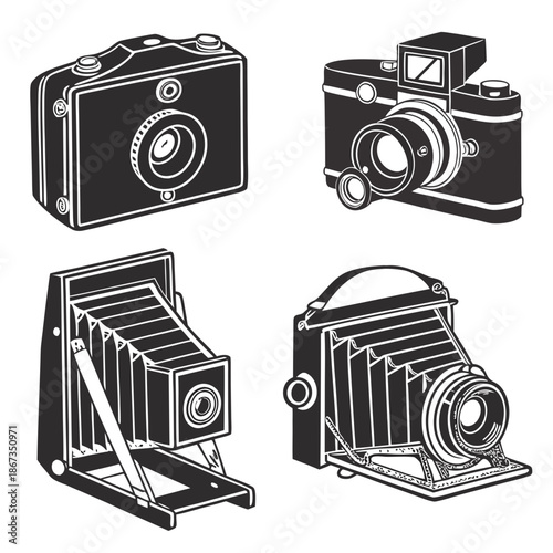 Vintage cameras collection