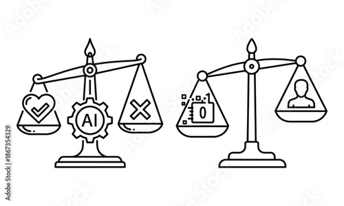 Ai ethics scales: balancing decisions with humanity and technology