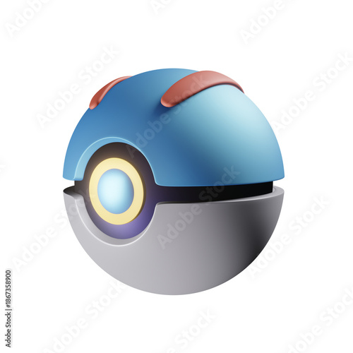 Photography Round spherical retro toy 3D