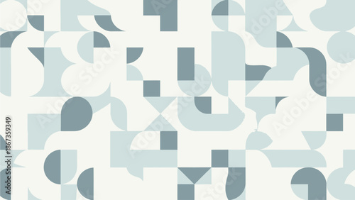 seamless pattern with abstract geometric shapes