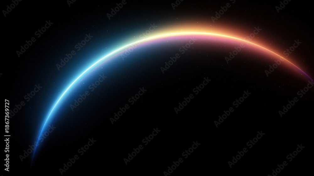 Fototapeta premium A digital illustration of a planet's atmosphere.