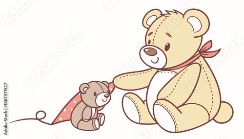 Adorable stuffed bears