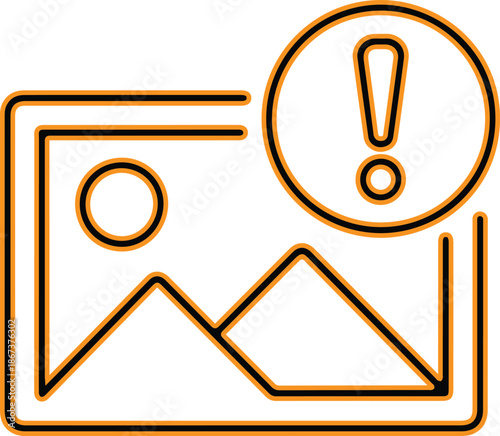 Alert image icon vector illustration design