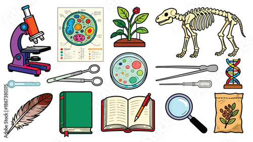 Scientific exploration of nature through various tools and techniques in a laboratory setting