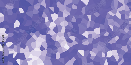 Abstract purple and white polygonal background with a crystal-like mosaic pattern and soft gradient transitions for decorative and artistic design elements