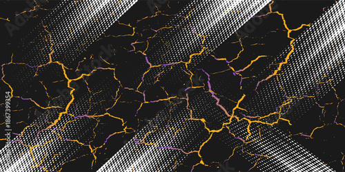 Vector illustration. Background for text. Set of isolated grunge trail banners. Black paint. Brush ink strokes. dot. eps10.