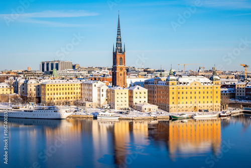 panorama of stockholm sweden