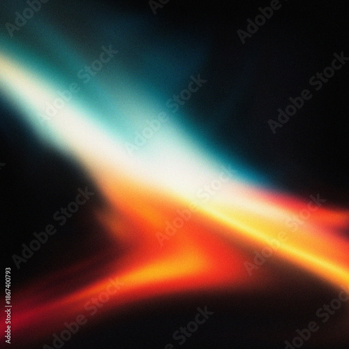 Abstract Noise Gradient Background with Glowing Fluid Waves and Soft Blur Texture | Futuristic Digital Art Backdrop for Modern Design, Wallpaper, and Creative Poster