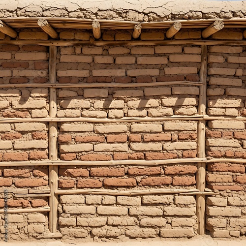 Traditional Brick Wall Construction.