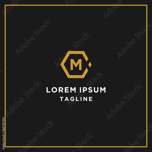 cm or mc hexagon logo