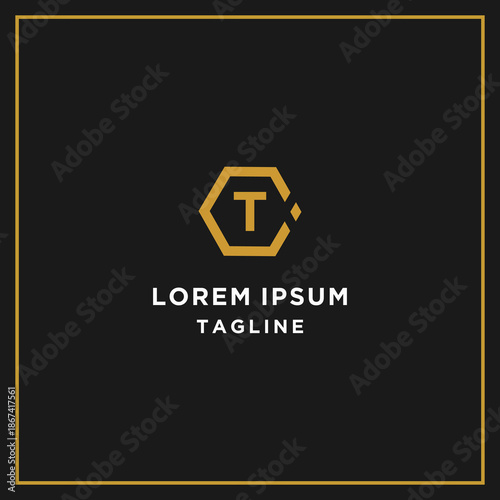 ct or tc hexagon logo