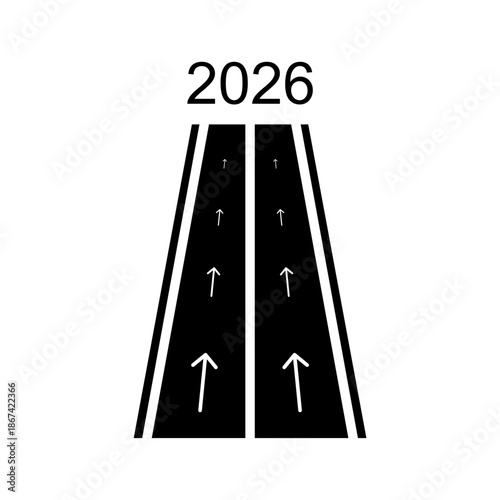 road icon towards 2026