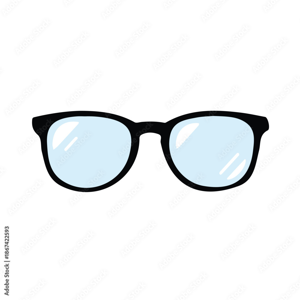 Fototapeta premium Glasses icon vector design