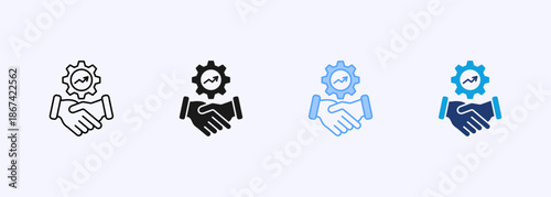 Partnership Icon Multiple Style