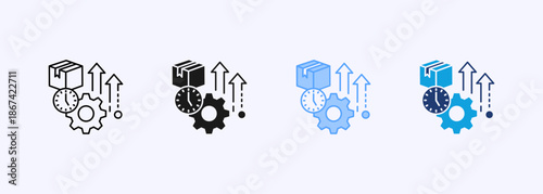 Productivity Icon Multiple Style