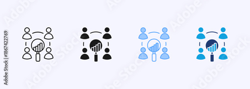 Competitive Analysis Icon Multiple Style