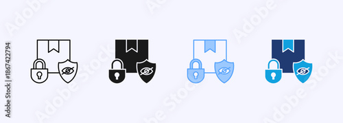 Trade Secret Icon Multiple Style