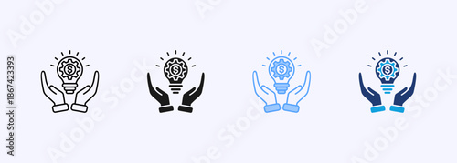 Business Opportunity Icon Multiple Style