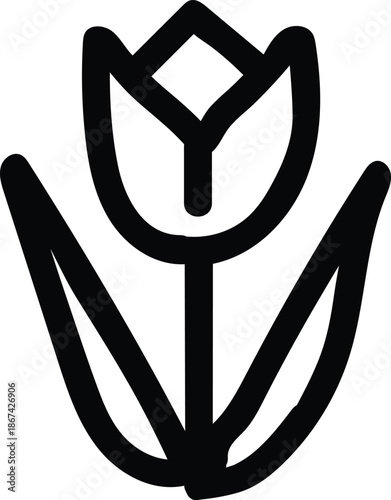 Spring icon set. Editable line icons. Vector illustration.