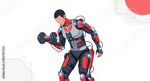 Advanced fitness: Exoskeleton assisted strength training for human augmentation and enhancement