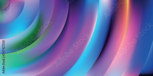 Lavender and Cyan Abstract Swirls with Subtle Glow
