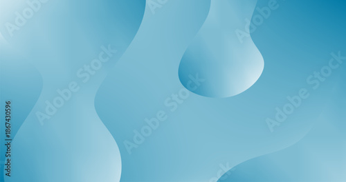 Abstract background with Fluid Mesh in Cerulean blue colors Gradient for Copy Space