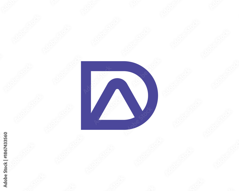 Fototapeta premium DA AD Logo Design