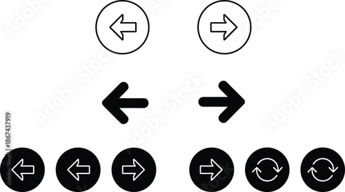 A large set of minimalist black and white battery status icons featuring charging lightning bolts energy levels power indicators and electrical silhouettes on white.