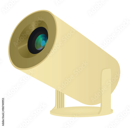 Theater light. reflector. vector illustration