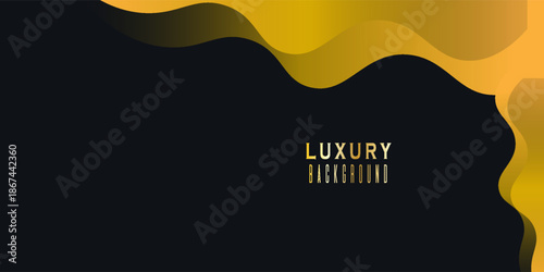 Black and yellow Abstract Luxury Background. Modern Minimal Premium Design Template. modern