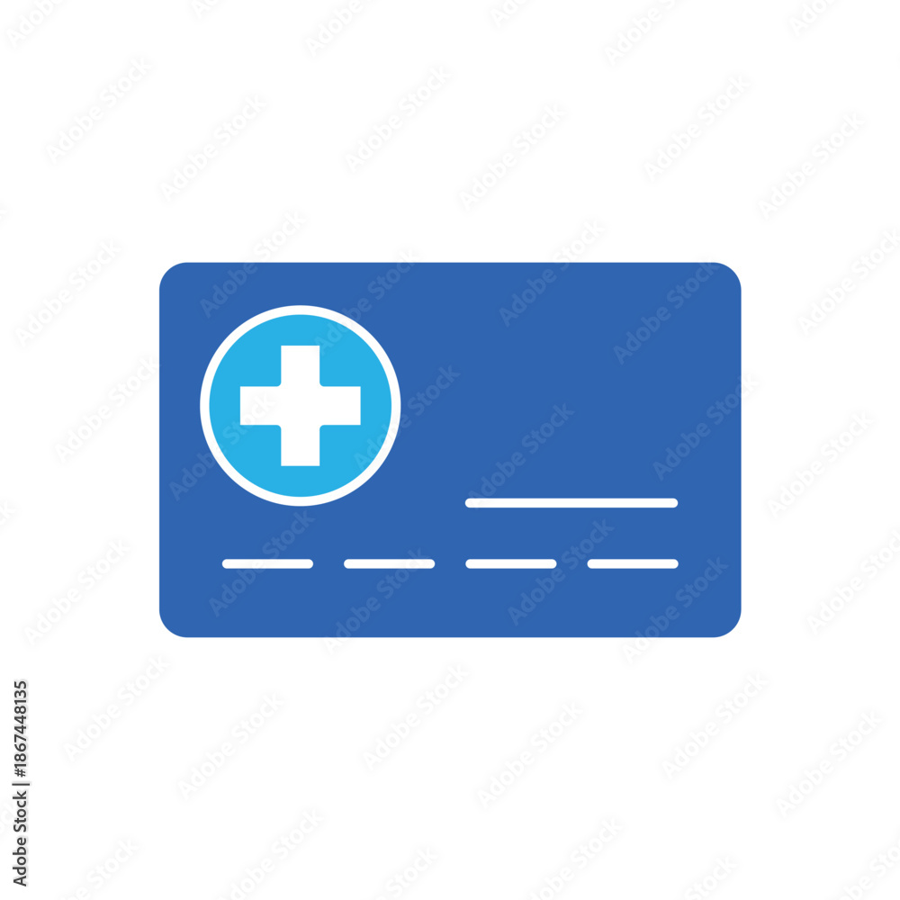 Fototapeta premium on a HSA Card Payment, isolated against a clean background.