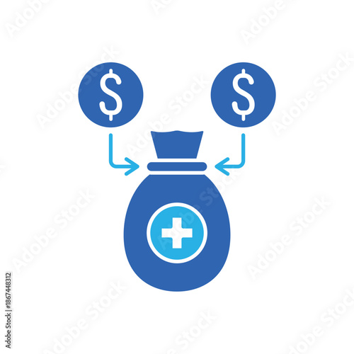 Icon a Health Plan Strategy, isolated against a clean background.