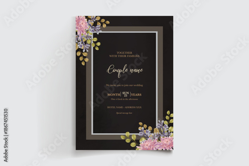 Save the date wedding invitation templates