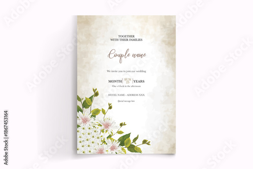 Save the date wedding invitation templates