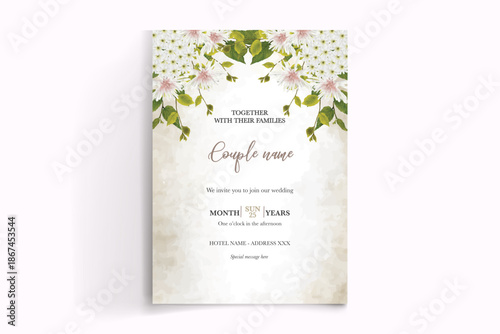 Save the date wedding invitation templates